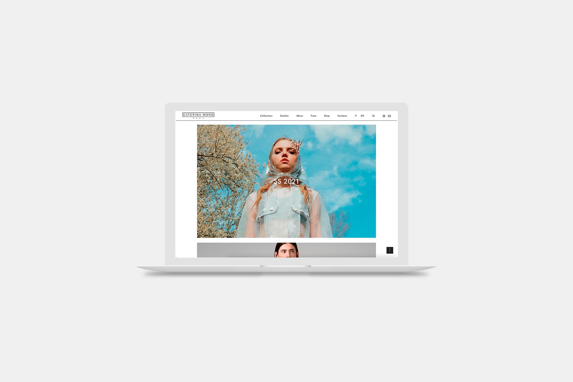 Caterina Moro | Web Design | Isabella Mancioli | Shop