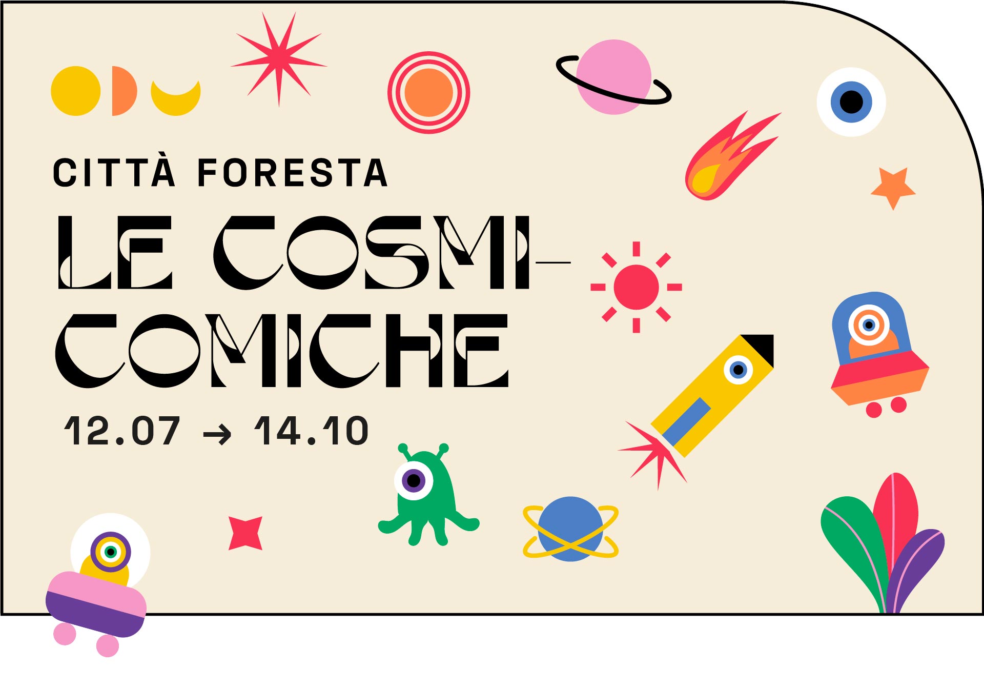 Città Foresta LE COSMICOMICHE Visual